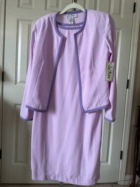 La'Rose Lilac and Lavender Dress with Jacket